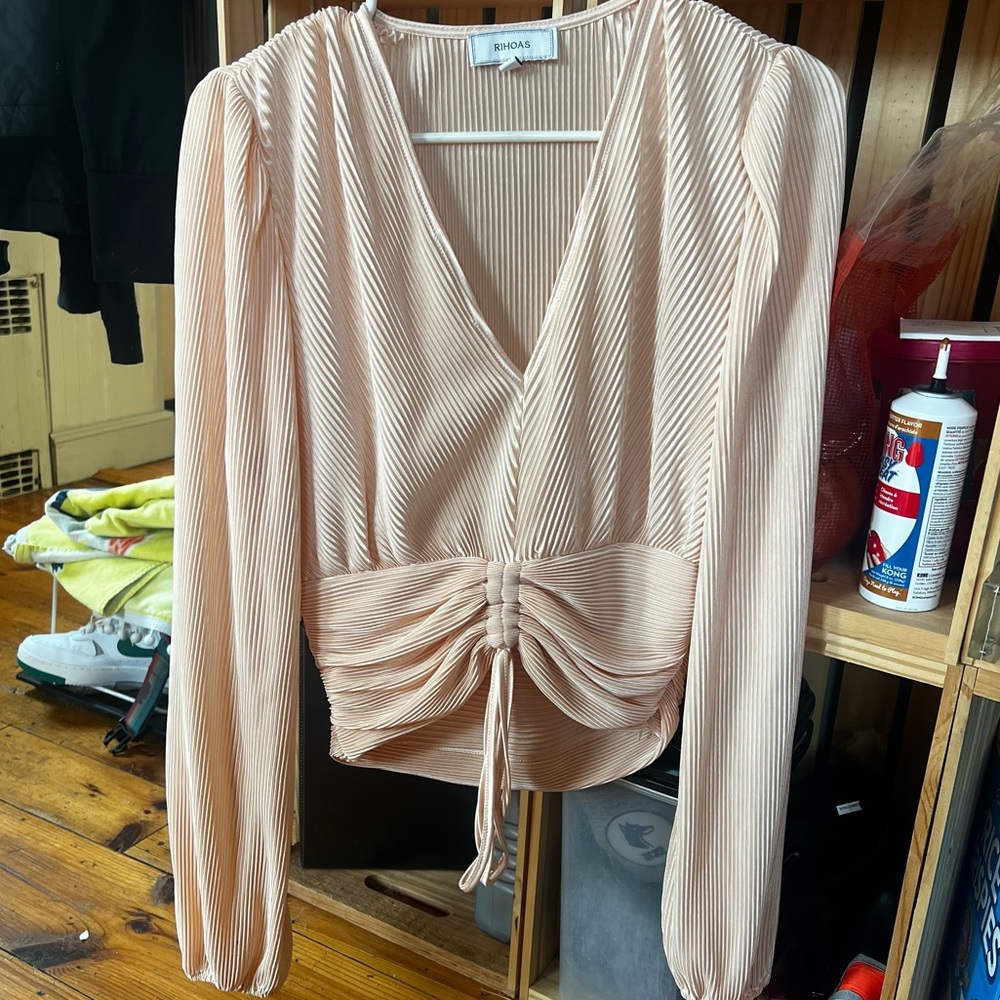 Ruffled Lightweight Long Sleeve